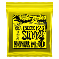 Ernie Ball Beefy Slinky Nickel Wound Electric Guitar Strings, 11-54 Gauge
