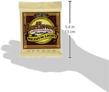 Earthwood Medium Light 80/20 Bronze Acoustic Guitar Strings - Unleash Your Sound with Vibrant Clarity!