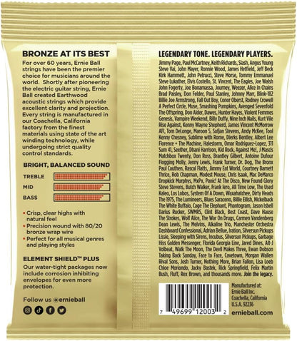 Earthwood Medium Light 80/20 Bronze Acoustic Guitar Strings - Unleash Your Sound with Vibrant Clarity!