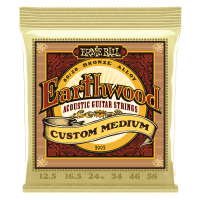 Ernie Ball Earthwood Custom Medium 80/20 Bronze Acoustic Guitar Strings 12.5-56