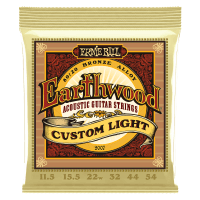 Ernie Ball Earthwood Custom Light 80/20 Bronze Acoustic Guitar Strings 11.5 54