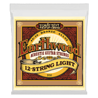 Ernie Ball Earthwood Light 12-String 80/20 Bronze Acoustic Guitar Strings, 9-46 Gauge