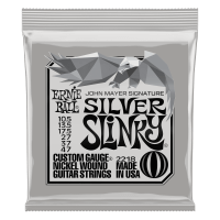Ernie Ball John Mayer Silver Slinky Nickel Wound Electric Guitar Strings - 10.5-47 Gauge