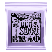 Ernie Ball Ultra Slinky Nickelwound Electric Guitar String, 10-48 Gauge