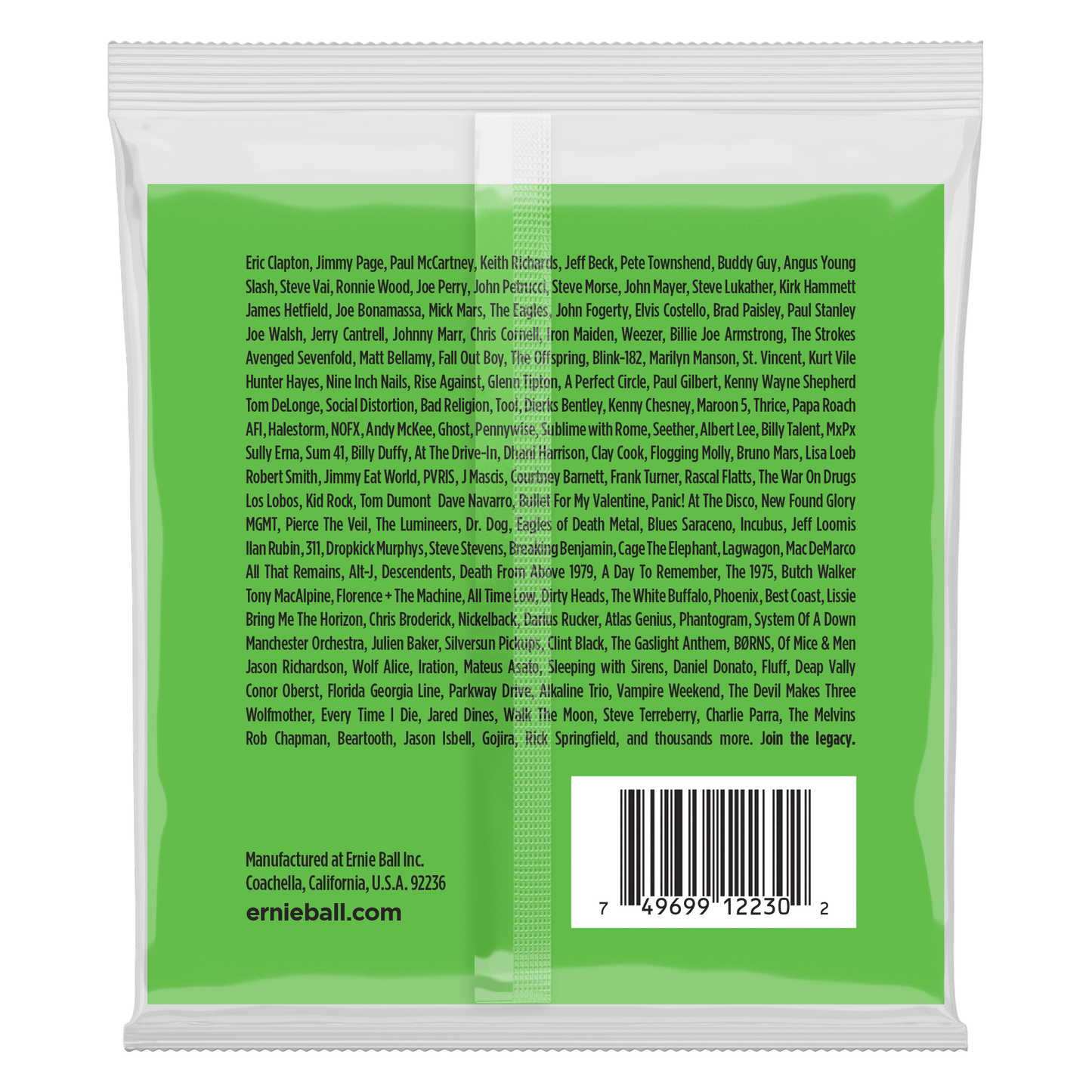 Ernie Ball Slinky 12-String Nickel Wound Electric Guitar Strings, 8-40 Gauge