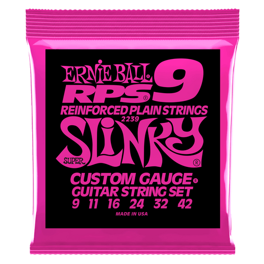 Ernie Ball Super Slinky RPS Nickel Wound Electric Guitar Strings - 9-42 Gauge