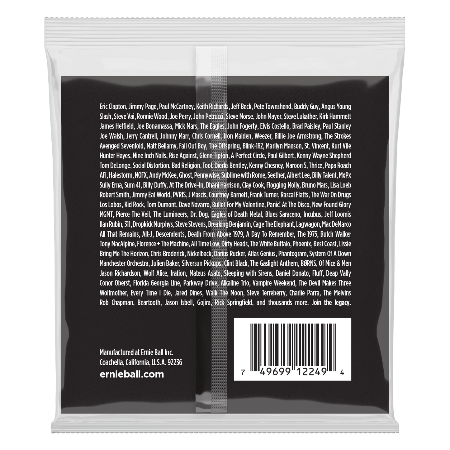 Ernie Ball Extra Slinky Stainless Steel Wound Electric Guitar String, 8-38 Gauge