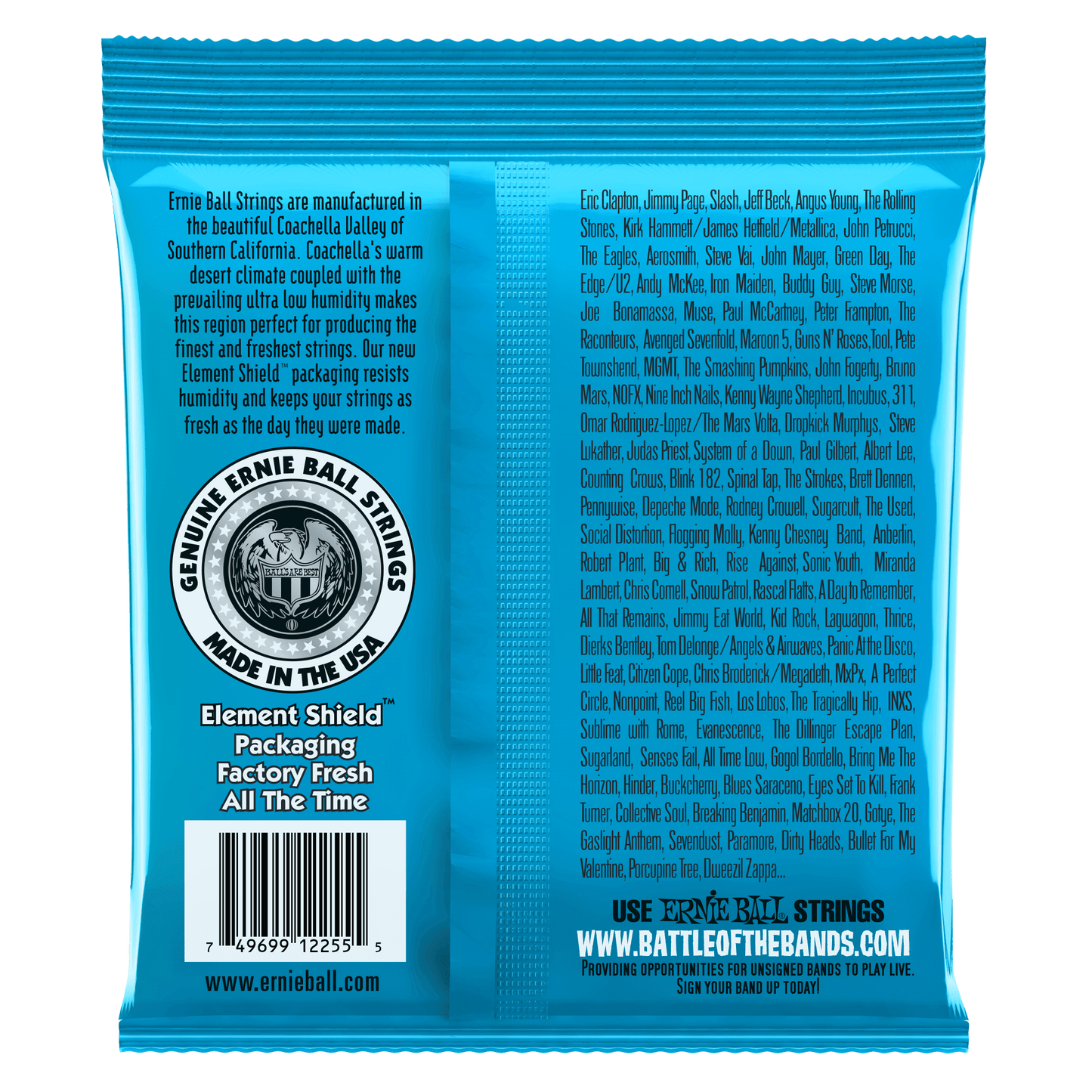 Ernie Ball Extra Slinky Classic Rock n Roll Pure Nickel Wrap Electric Guitar String, 8-38 Gauge