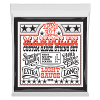 Ernie Ball Light Loop End Stainless Steel Mandolin Guitar Strings, 9-34 Gauge