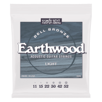 Light Earthwood Bell Bronze Acoustic Guitar Strings 11-52