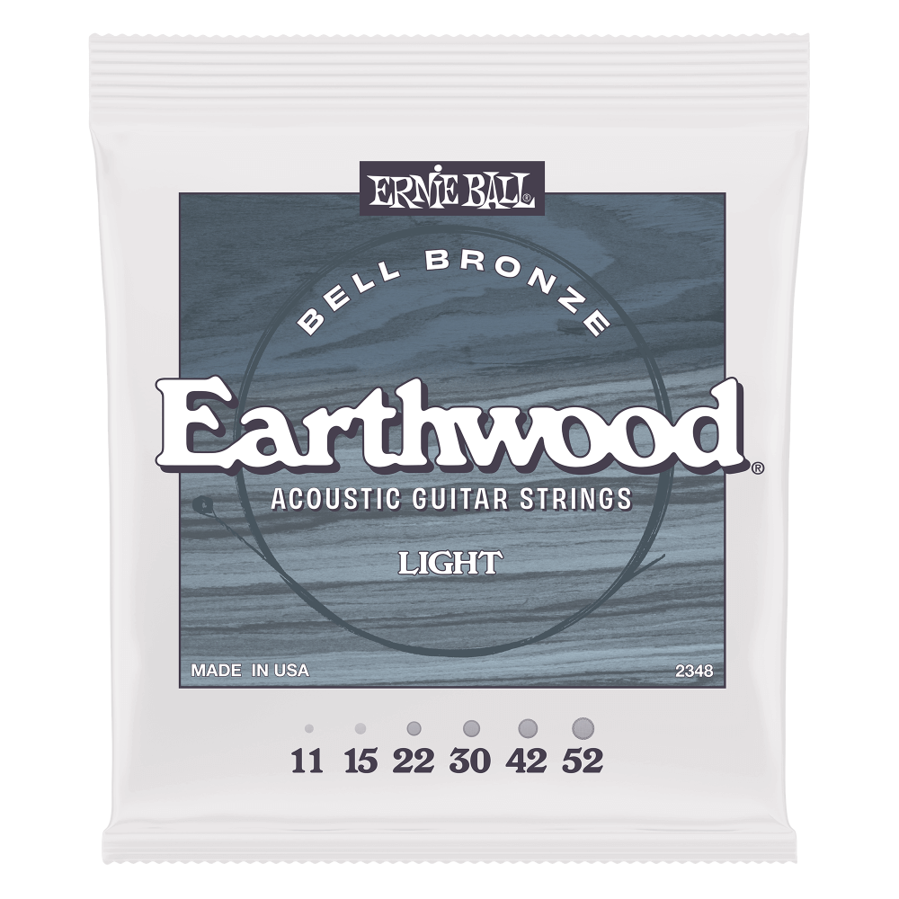 Light Earthwood Bell Bronze Acoustic Guitar Strings 11-52