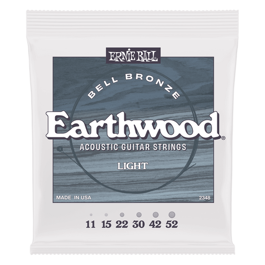 Light Earthwood Bell Bronze Acoustic Guitar Strings 11-52