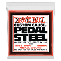 Ernie Ball Pedal Steel 10-String E9 Tuning Nickel Wound Electric Guitar Strings 13-38 Gauge
