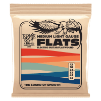 Ernie Ball Medium-Light Flatwound Electric Guitar Strings - 12-52 Gauge
