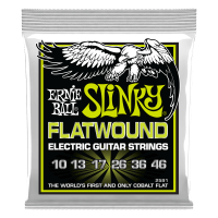 Ernie Ball Regular Slinky Flatwound Electric Guitar Strings - 10 - 46 gauge