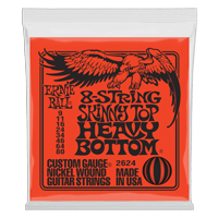 Ernie Ball Skinny Top Heavy Bottom Slinky 8-String Electric Guitar Strings
