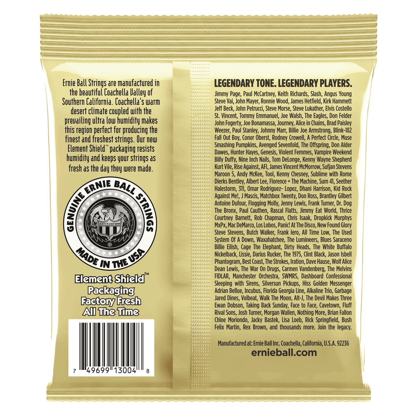 Ernie Ball Earthwood Light 80/20 Bronze Acoustic Guitar Strings 3-Pack, 11-52 Gauge