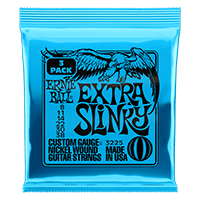 Extra Slinky Nckl Wnd Elec Gtr Strings 3 Pk 8 38