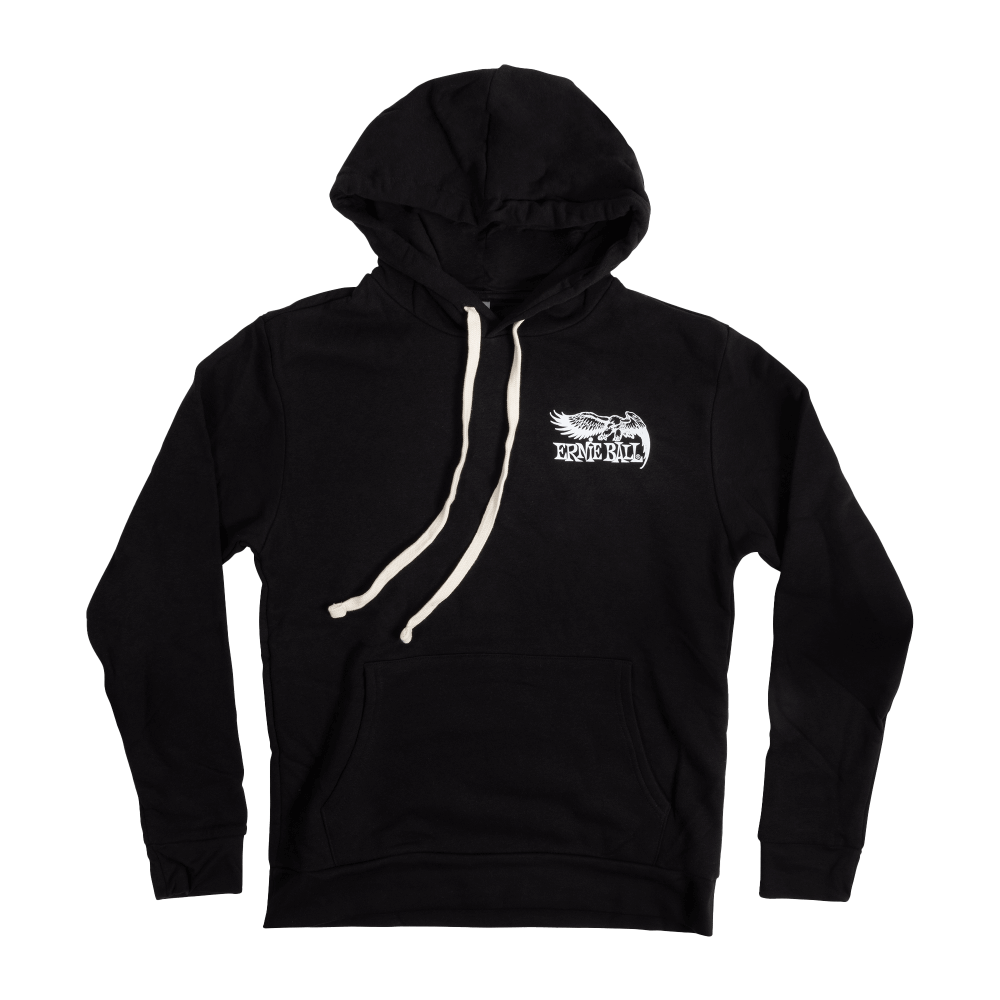 Ernie Ball Eagle Fleece Hoodie Black