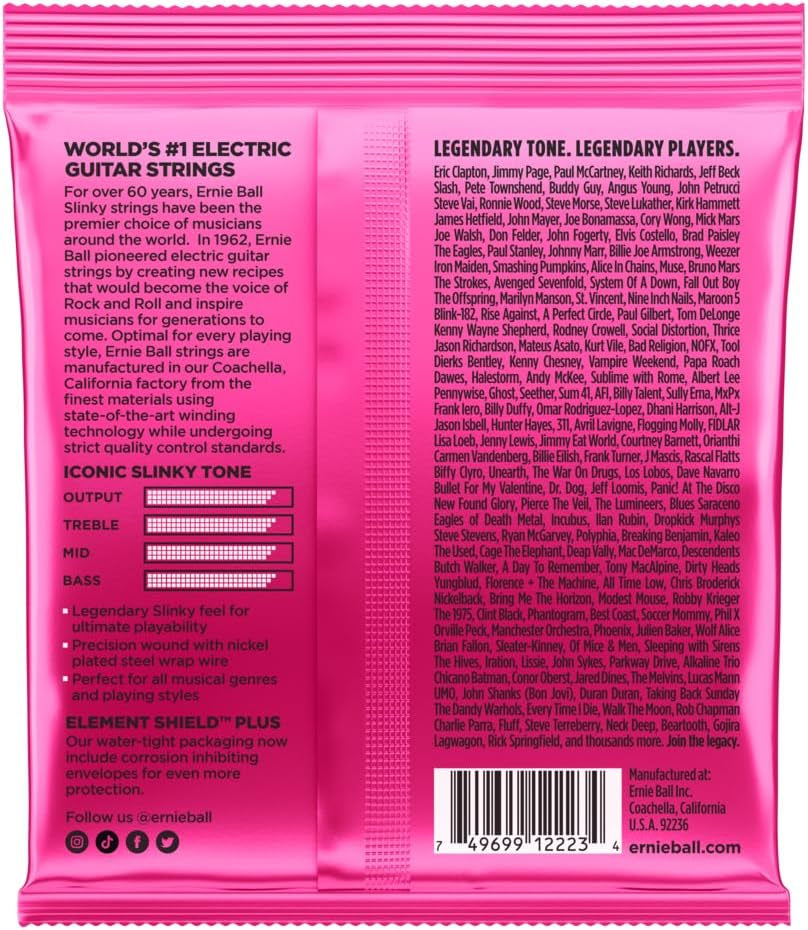 Super Slinky Nickel Wound Electric Guitar Strings - 9-42 Gauge