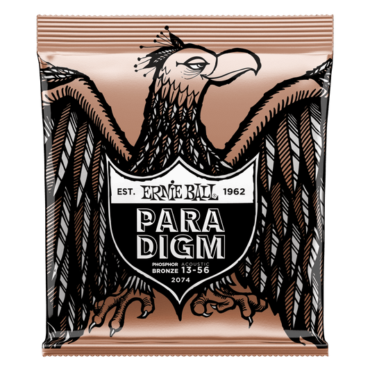 Ernie Ball Paradigm Medium Phosphor Bronze Acoustic Guitar Strings 13-56 Gauge