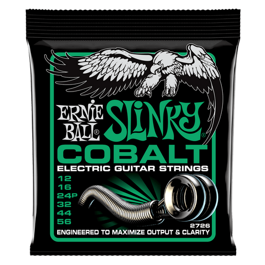 Ernie Ball Not Even Slinky Cobalt Electric Guitar Strings 12-56 Gauge