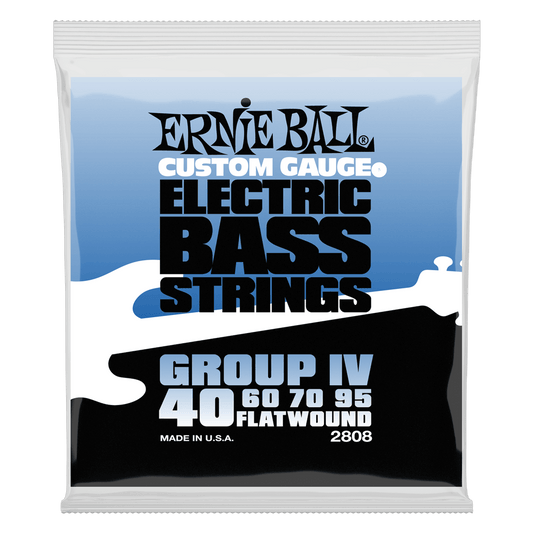 Ernie Ball Flatwound Group IV Electric Bass String, 40-95 Gauge