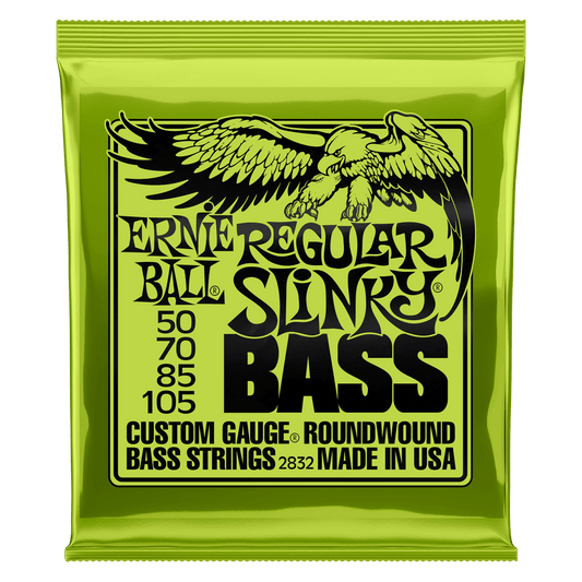 Ernie Ball Regular Slinky Nickel Wound Electric Bass Strings 50-105 Gauge