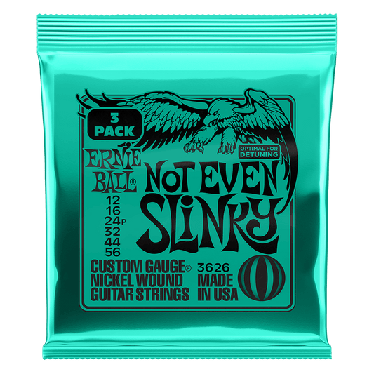 Not Even Slinky Nckl Wnd Elec Gtr Strings 3 Pk 12 56