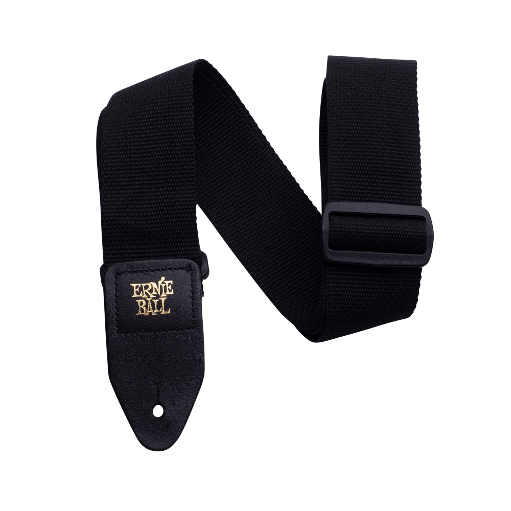 Ernie Ball Polypro Guitar Strap, Black