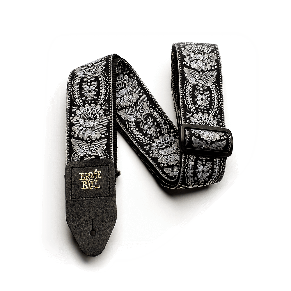 Ernie Ball Silver Orleans Jacquard Strap