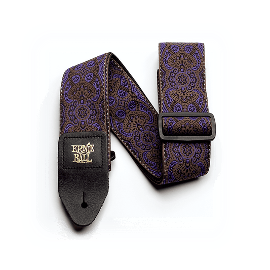 Ernie Ball Purple Paisley Jacquard Strap