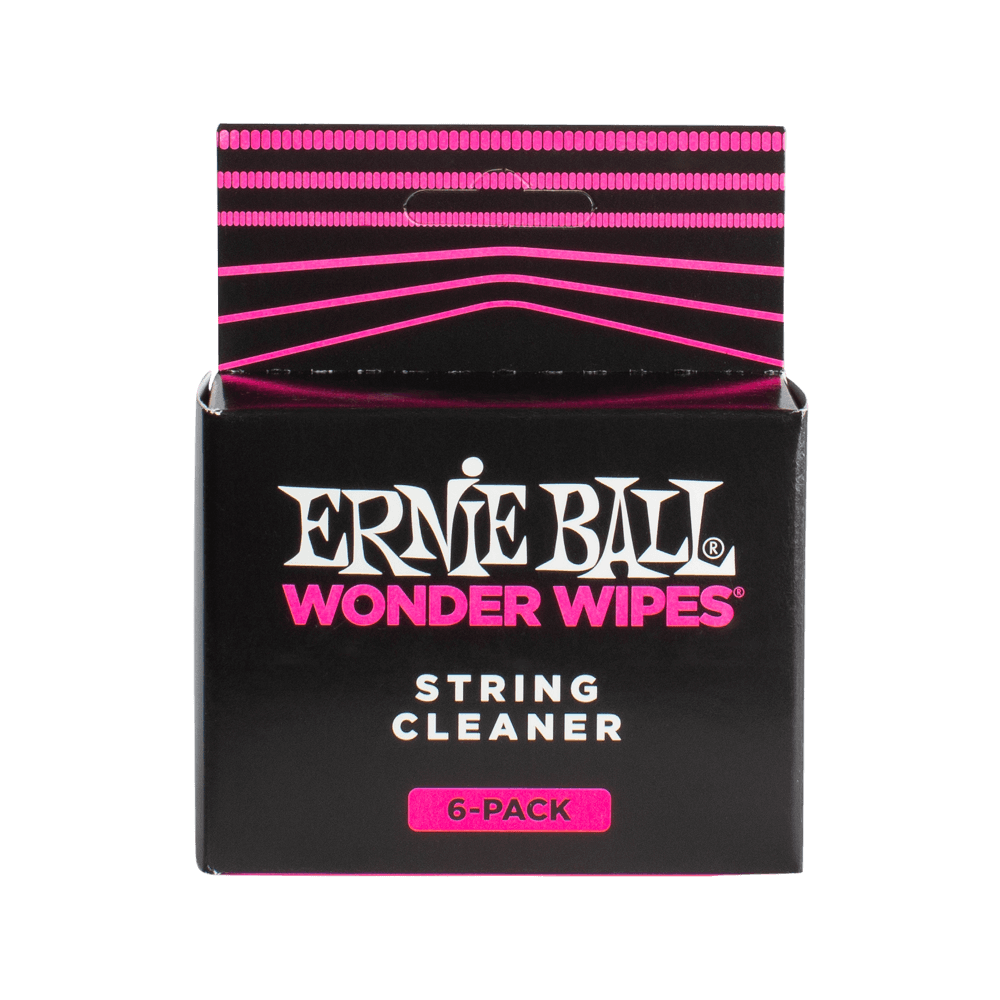 Ernie Ball Wonder Wipes String Cleaner, 6-Piece