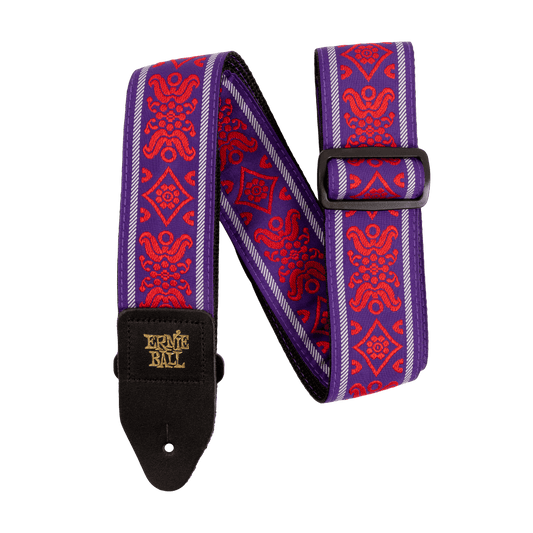 Ernie Ball Royal Flush Red Jacquard Strap