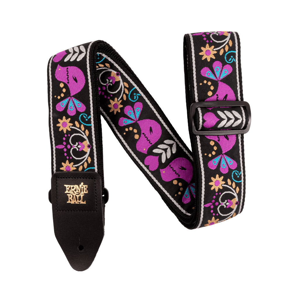 Ernie Ball Purple Bird Lupin Jacquard Strap