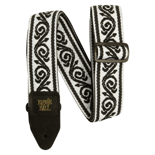 Ernie Ball Black Vine Jacquard Strap