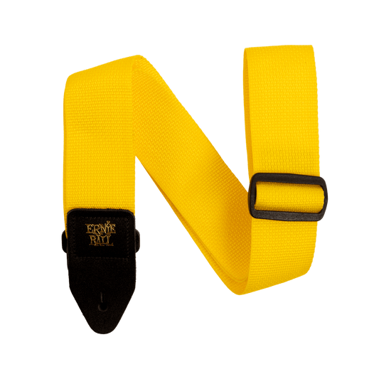 Ernie Ball Polypro Guitar Strap - Yellow & Black