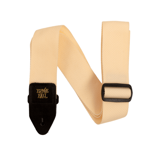 Ernie Ball Polypro Guitar Strap - Cream & Black