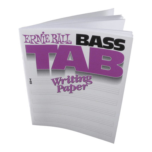 Ernie Ball Bass Tab Writing Paper