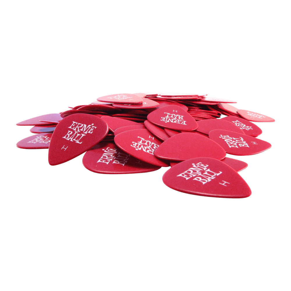 Heavy Red Cellulose Picks, bag of 144