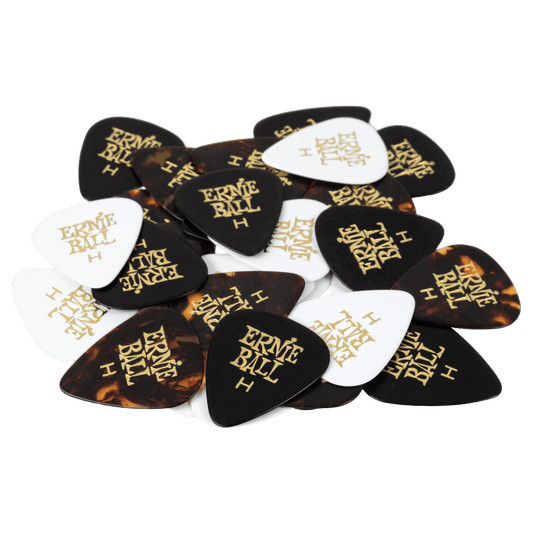 Heavy Assorted Color Cellulose Picks, bag of 144